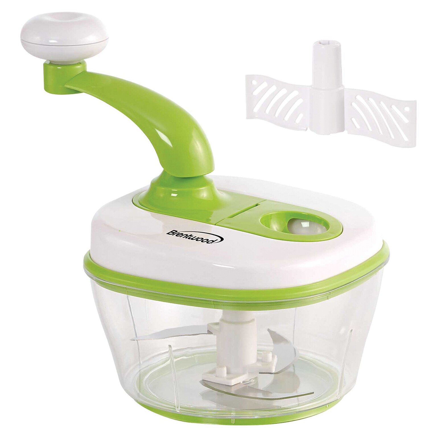 Brentwood Food Processor with 8-Cup Storage Container, Stainless Steel Blades, and Paddle Mixer, (KA-5050G)