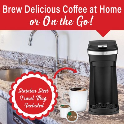 Brentwood TS-111BK Single Serve Coffee Maker with Mug