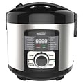 Brentwood 7-Qt. 800-Watt 12-Function Stainless Steel Multi-Cooker, (TS-1320S)