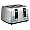 Brentwood Select 1,500-Watt Extra-Wide Stainless Steel 4-Slice Toaster (TS-447S)
