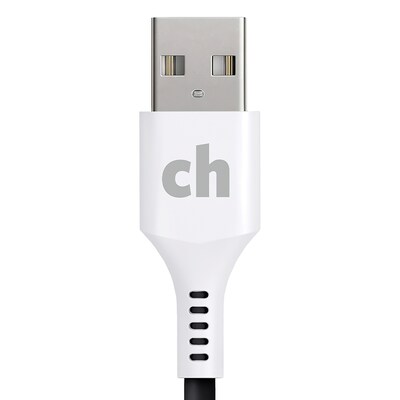 cellhelmet Charge and Sync USB-C to USB-A Round Cable, 10 (CABLE-C-A-10-R-G)