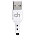 cellhelmet Charge and Sync USB-C to USB-A Round Cable, 3 (CABLE-C-A-3-R-G)