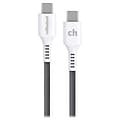 cellhelmet Charge and Sync USB-C to USB-C Round Cable, 10 (CABLE-C-C-10-R-G)