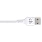 cellhelmet Charge and Sync USB-A to Lightning Round Cable, 3' (CABLE-LIGHT-A-3-R-W)