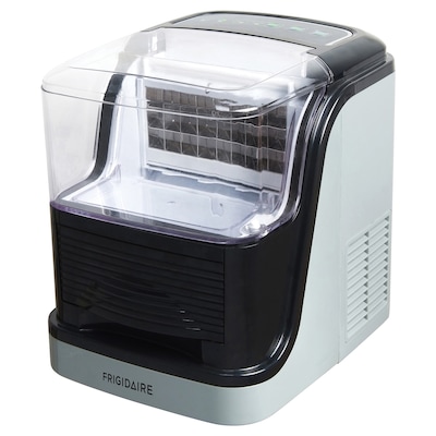 FRIGIDAIRE EFIC452-SS 40 Lbs Extra Large Clear Maker, Stainless Steel,  Makes Square Ice