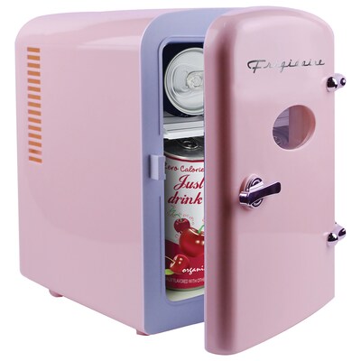 Frigidaire Retro .5 Cubic-ft. Portable Mini Fridge, Pink (EFMIS129-PINK)