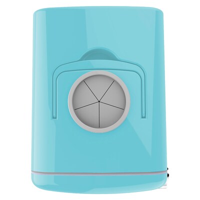 Frigidaire Retro 6+1-Can Mini Portable Fridge with Top-Mounted Active-Cooling Can Holder, Blue (EFMI