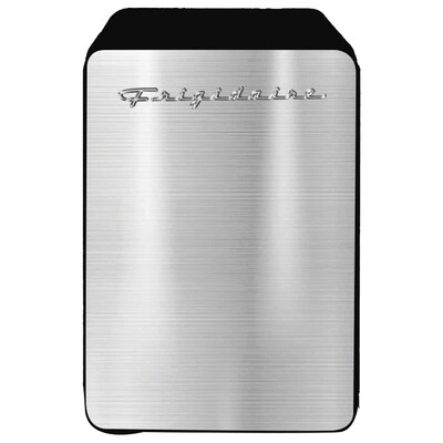 Frigidaire Retro .35 Cubic-ft. 15-Can Mini Retro Stainless Steel Fridge, (EFMIS183-SS)