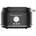 Frigidaire 2-Slice Retro Toaster, Stainless Steel, Black (ETO102-BLACK)