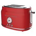 Frigidaire 2-Slice 900-Watt Retro Stainless Steel Toaster (Red), (ETO102-RED)