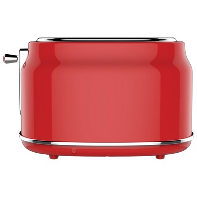 Frigidaire 2-Slice 900-Watt Retro Stainless Steel Toaster (Red), (ETO102-RED)