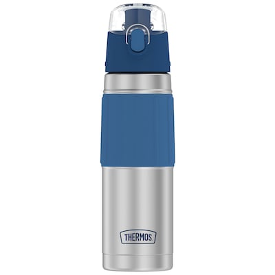 Thermos Stainless Steel Vacuum Insulated Water Bottle, 18 oz., Slate Blue (THR2465SSB6)