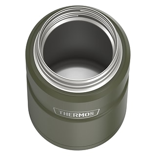 Thermos 24-Ounce Stainless King Vacuum-Insulated Food Jar, Army Green  (SK3020AGTRI4)