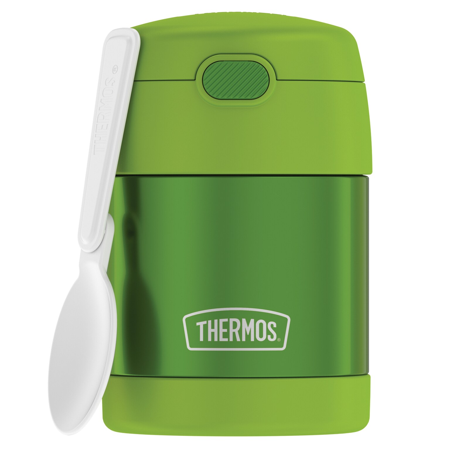 Thermos FUNtainer Stainless Steel Insulated Food Jar, Lime, 10 oz. (THRF3100LM6)