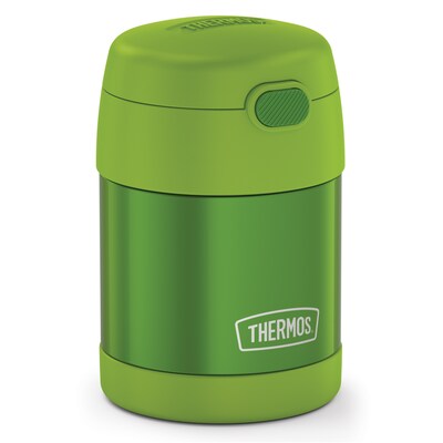 Thermos FUNtainer Stainless Steel Insulated Food Jar, Lime, 10 oz. (THRF3100LM6)