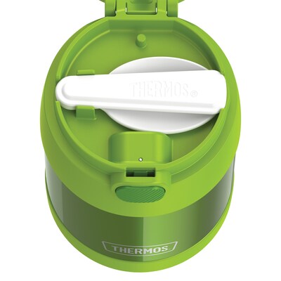 Thermos FUNtainer Stainless Steel Insulated Food Jar, Lime, 10 oz. (THRF3100LM6)