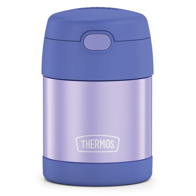 Thermos FUNtainer Stainless Steel Insulated Food Jar, Purple, 10 oz. (THRF3100PU6)