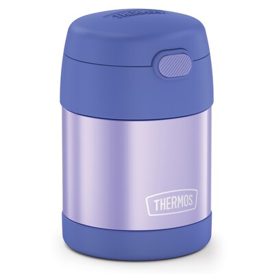 Thermos FUNtainer Stainless Steel Insulated Food Jar, Purple, 10 oz. (THRF3100PU6)