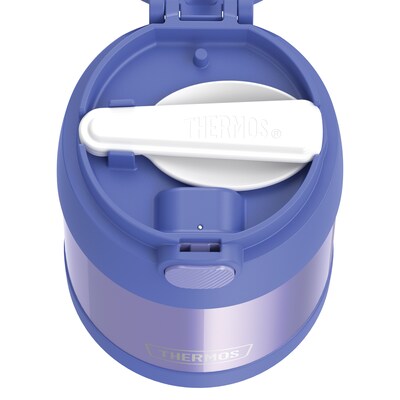 Thermos FUNtainer Stainless Steel Insulated Food Jar, Purple, 10 oz. (THRF3100PU6)