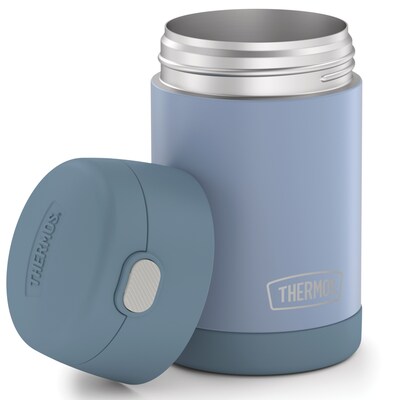 THERMOS Stainless King Vacuum-Insulated Food Jar with Spoon, 16 Ounce,  Matte Steel