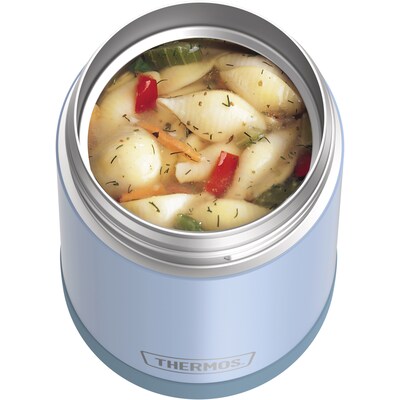  THERMOS Stainless King Vacuum-Insulated Food Jar with Spoon, 16  Ounce, Matte Steel : Home & Kitchen