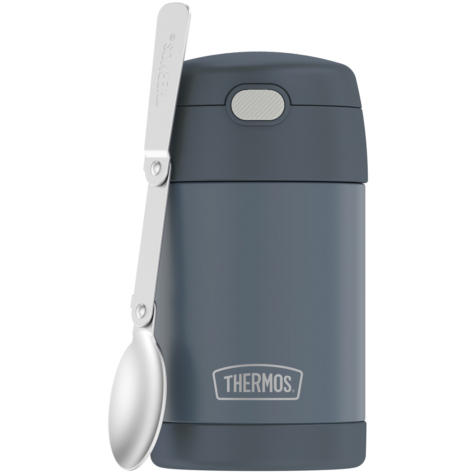 Thermos FUNtainer Stainless Steel Insulated Food Jar, Stone Slate, 16 oz. (THRF31101SL6)