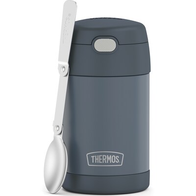 Thermos FUNtainer Stainless Steel Insulated Food Jar, Stone Slate, 16 oz. (THRF31101SL6)