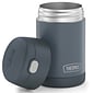 Thermos 16-Ounce FUNtainer Vacuum-Insulated Stainless Steel Food Jar with Folding Spoon, Stone Slate (F31101SL6)