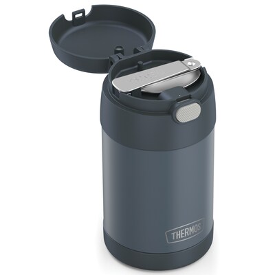 Thermos FUNtainer Stainless Steel Insulated Food Jar, Stone Slate, 16 oz. (THRF31101SL6)
