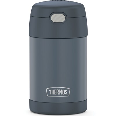 Thermos FUNtainer Stainless Steel Insulated Food Jar, Stone Slate, 16 oz. (THRF31101SL6)