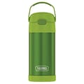Thermos 12-Ounce FUNtainer Vacuum-Insulated Stainless Steel Bottle, Lime (F4100LM6)