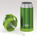 Thermos 12-Ounce FUNtainer Vacuum-Insulated Stainless Steel Bottle, Lime (F4100LM6)