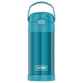 Thermos 12-Ounce FUNtainer Vacuum-Insulated Stainless Steel Bottle, Teal (F4100TL6)