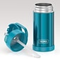 Thermos 12-Ounce FUNtainer Vacuum-Insulated Stainless Steel Bottle, Teal (F4100TL6)