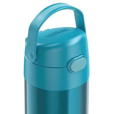 Thermos FUNtainer Stainless Steel Vacuum Insulated Water Bottle, 12 oz., Teal (THRF4100TL6)