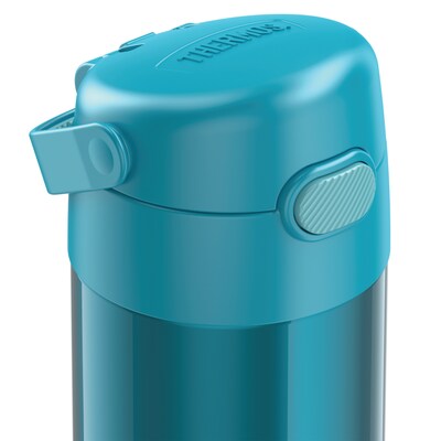 Thermos FUNtainer Stainless Steel Vacuum Insulated Water Bottle, 12 oz., Teal (THRF4100TL6)