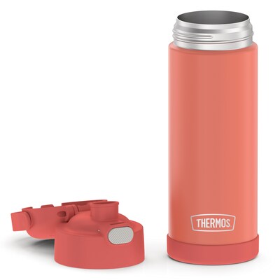 Thermos FUNtainer Stainless Steel Vacuum Insulated Water Bottle, 16 oz., Apricot (THRF41101AP6)