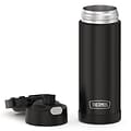 Thermos 16-Ounce FUNtainer Vacuum-Insulated Stainless Steel Bottle with Spout, Black Matte (F41101BK