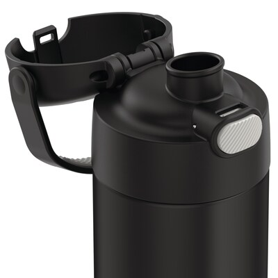Thermos 16-Ounce FUNtainer Vacuum-Insulated Stainless Steel Bottle with Spout, Black Matte (F41101BK6)