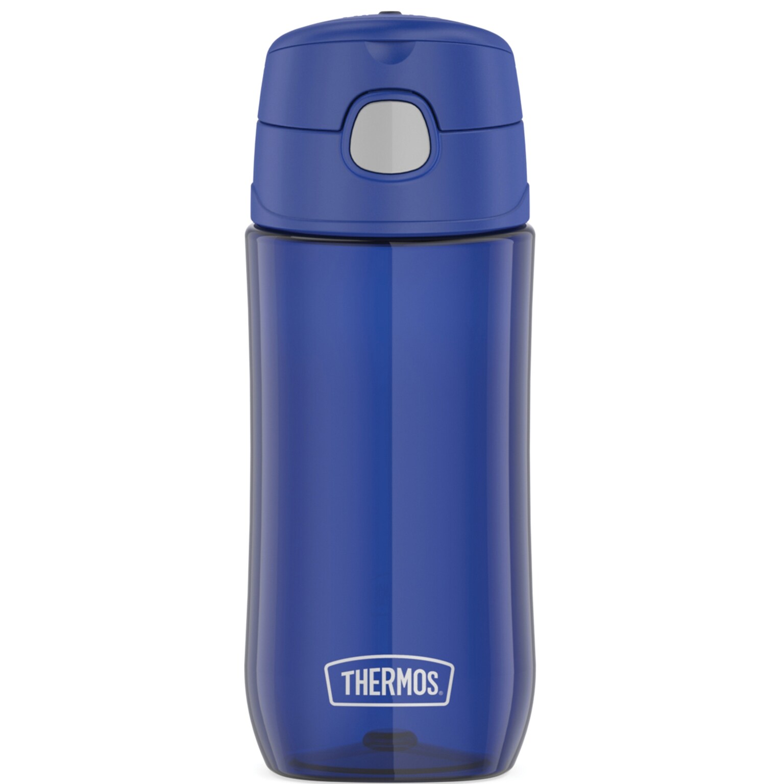 Thermos FUNtainer Plastic Water Bottle, 16 oz., Blueberry (THRGP4040BL6)