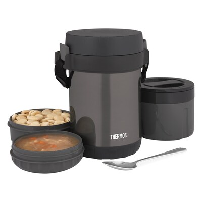 Thermos Vacuum-Insulated All-in-1 Meal Carrier, Stainless Steel (JBG1800SM4)
