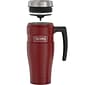 Thermos 16-Ounce Stainless King Vacuum-Insulated Stainless Steel Travel Mug, Rustic Red (SK1000MR4)