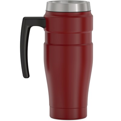 Thermos King Stainless Steel Vacuum Insulated Travel Mug, 16 oz., Rustic Red (THRSK1000MR4)