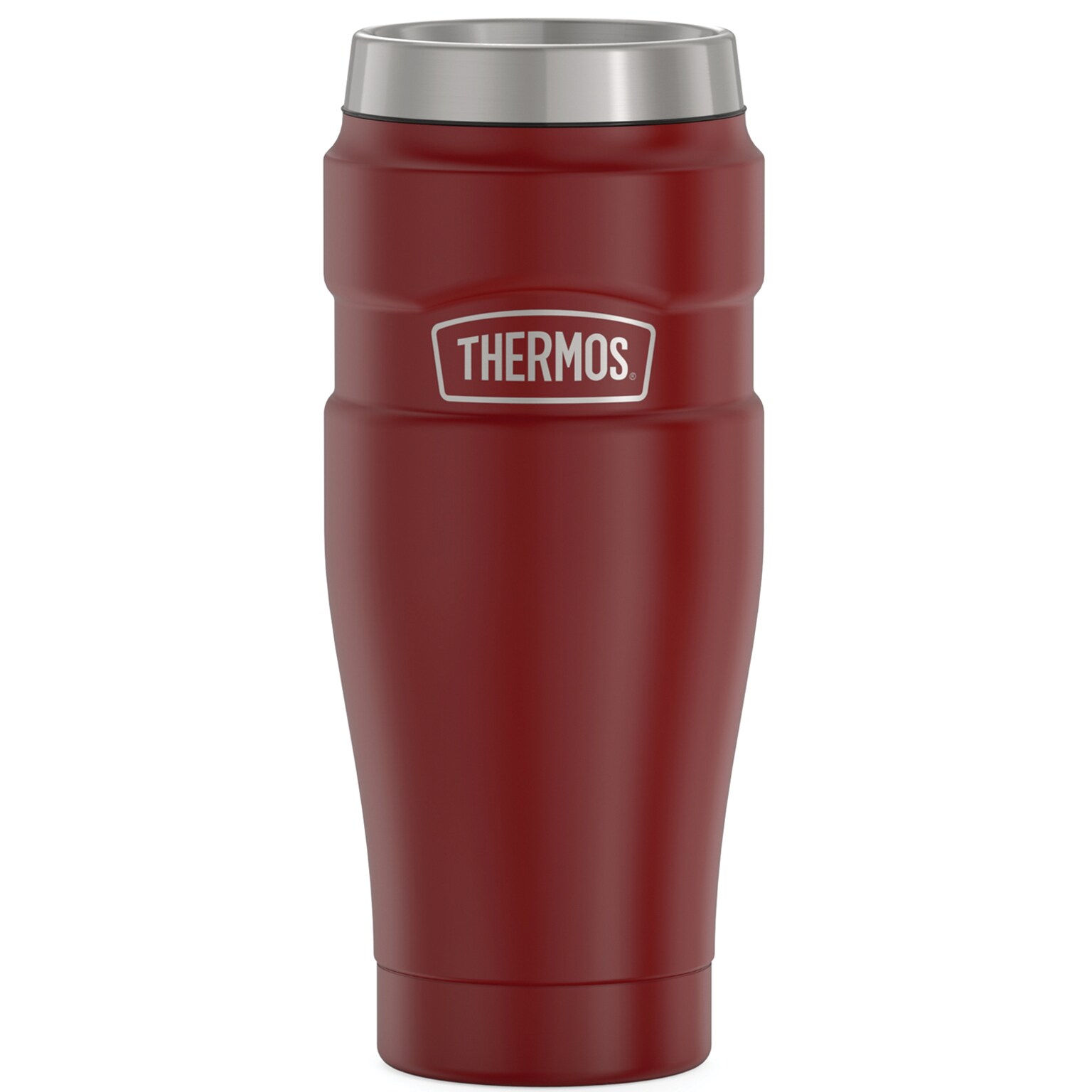 Thermos 16-Ounce Stainless King Vacuum-Insulated Stainless Steel Travel Tumbler, Rustic Red (SK1005MR4)