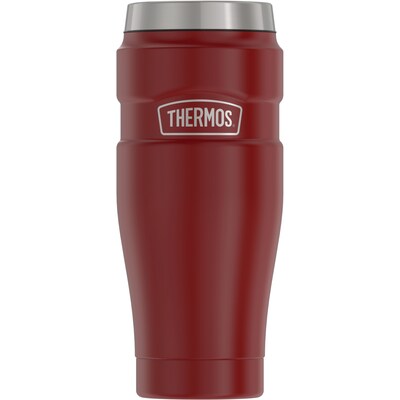 Thermos 16-Ounce Stainless King Vacuum-Insulated Stainless Steel Travel Tumbler, Rustic Red (SK1005MR4)