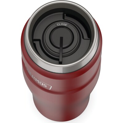 Thermos 16-Ounce Stainless King Vacuum-Insulated Stainless Steel Travel Tumbler, Rustic Red (SK1005MR4)