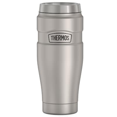 Thermos 16-oz. Matte Stainless Steel Travel Mug, Silver