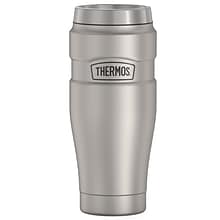Thermos 16-Ounce Stainless King Vacuum-Insulated Stainless Steel Travel Tumbler, Matte Steel (SK1005