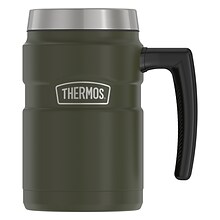 Thermos 16-Ounce Stainless King Vacuum-Insulated Coffee Mug, Army Green (SK1600AG4)