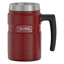 Thermos 16-Ounce Stainless King Vacuum-Insulated Coffee Mug, Rustic Red (SK1600MR4)